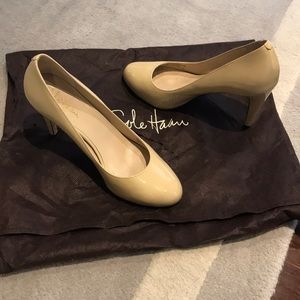 Cole Haan beige 3.5” classic “Nike Air” pump